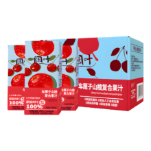 PLUS会员: 天地壹号 阔叶车厘子山楂汁250ml*10盒礼盒果汁100%健康饮料0添加剂