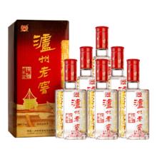 泸州老窖 六年窖头曲 52° 浓香型 500ml 6瓶