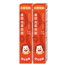 小熊驾到 番茄肉酱意面 215g*6盒 儿童速食意大利面