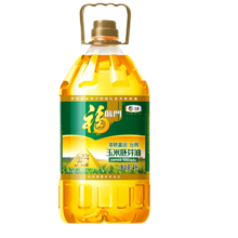 福临门 非转基因压榨一级玉米胚芽油 4L 富含植物甾醇