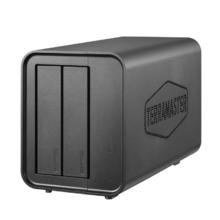 TerraMaster 铁威马 D2-320 双盘RAID网络存储 黑色