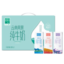 新希望 雪兰心花怒FUN 纯牛奶 3.6g蛋白质 200g*21盒
