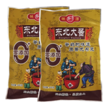 厨众 东北大酱 400克*2袋 零添加 蘸酱调味拌饭酱