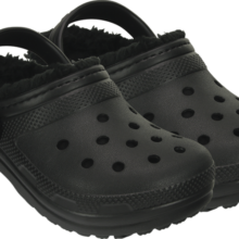 CROCS 卡骆驰儿童小童暖棉洞洞鞋加绒保暖宝宝冬季舒适棉鞋拖鞋