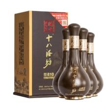 十八酒坊 衡水老白干 醇柔10 老白干香型白酒 38.8度 480ml*4瓶 整箱送礼