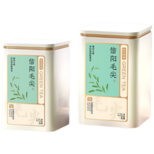 京东京造 鲜来多信阳毛尖绿茶 250g 明前春茶 板栗香嫩芽 礼盒送礼袋