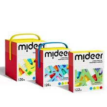 mideer弥鹿 巨可洗水彩笔 12色 幼儿园专用 可水洗无毒不脏手 大锥头涂色笔