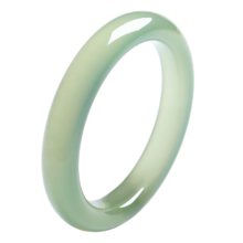 净心石 岫玉葡萄冻手镯 平安镯 内径约57-58mm 多口径可选