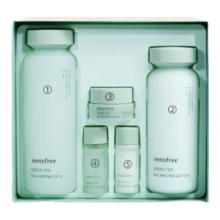 悦诗风吟 控油补水保湿 绿茶水乳套装 200ml+160ml+15ml+15ml+10ml