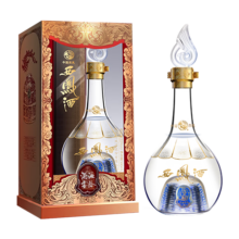 西凤酒20年礼盒 52度 500mL 纯粮食白酒 匠酿 1瓶装