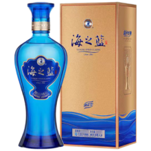 洋河 海之蓝 第六代 42度 480ml 绵柔浓香型白酒 年份随机