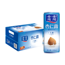 露露送礼袋杏仁露无糖杏仁奶240ml*24罐年货整箱植物蛋白饮料聚餐