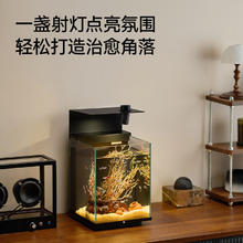 限移动端、京东百亿补贴：京东京造 ART款多功能生态鱼缸智能桌面鱼缸小型智能专业背滤一体缸自循环