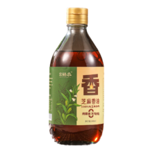古鲜农 黑芝麻油 500ml 玻璃瓶 家用调味