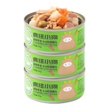 疯狂小狗狗 果蔬肉粒罐头 拌饭零食 90g*3罐 成犬幼犬增肥
