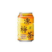 港式冻柠茶 气泡柠檬茶饮料 320ml*8罐 整箱装