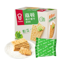 嘉顿 苏打饼干蔬菜味 815g 梳打休闲零食 童年回忆