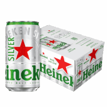 喜力 星银啤酒 248ml*24听 整箱装 春节不打烊