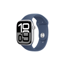 国补 限地区 plus会员 Apple Watch Series 10 46mm 铝金属 智能手表 银色 蜂窝款