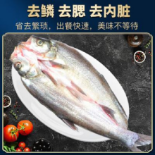简鲜开背三去开背大白刁 300g*4条翘嘴鱼 淡水鱼去腮去内脏刺多肉嫩