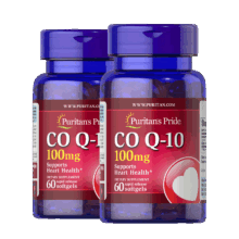 普丽普莱 辅酶Q10软胶囊 100mg*60粒*2瓶 美国进口