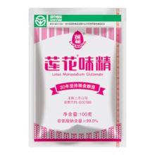 莲花味精 99%高纯度 纯粮酿造 无添加 100g*2袋