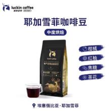 瑞幸咖啡 单产区耶加雪菲咖啡豆 250g
