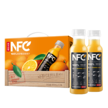 PLUS：农夫山泉 100%纯果汁NFC橙汁 300ml*10瓶 *4箱