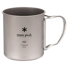 snow peak SnowPeak雪峰钛水杯日常野营户外野餐450L MG-143