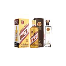 茅台 王子酒 金王子 酱香型白酒 53度 500mL 1瓶 +出口型52度7