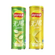 乐事 罐装薯片 104g*6 原味2+黄瓜2+番茄2