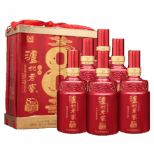 泸州老窖 八年窖头曲 52° 浓香型白酒 6瓶 500ml