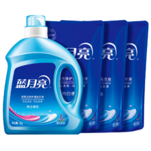 蓝月亮 洗衣液 3kg瓶+1kg袋*3 亮白增艳薰衣草 留香