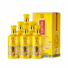 永丰牌 北京二锅头 小黄龙 42度清香型白酒 500mL*6瓶 均码