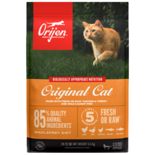 Orijen渴望猫粮 成猫幼猫粮 全价通用无谷原味鸡肉进口7.2kg效期27/1