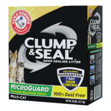 艾禾美（ARM&HAMMER）铁锤猫砂黑盒绿标28磅膨润土钠基矿石矿砂进口猫咪沙用品除臭低尘