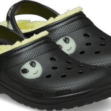 再降价: CROCS 卡骆驰 经典外星人暖棉大童儿童洞洞鞋轻便舒适儿童棉拖