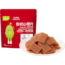 英氏 忆小口儿童零食鲜果山楂棒棒糖 63g 添加新疆酸奶18g