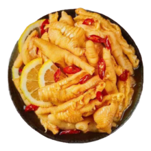 无骨鸡爪 蒜香脱骨凤爪 即食零食 500g*1罐 ≥60%固形物
