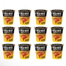 临期：鲜禾 螺旋意面 川香牛肉味101g*12桶
