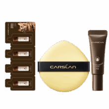 卡姿兰 双猫粉底液 4.0夜猫粉底液P02 7.5g+四联包+粉扑