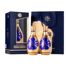 20点：汾酒 金花 53度 清香型白酒 500mL 2瓶