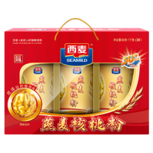 西麦 燕麦片核桃粉礼盒 1000g 五谷代餐粉 营养早餐 过年送礼佳品