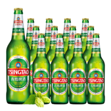 青岛啤酒 经典 瓶装啤酒 600ml 12瓶