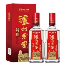 年货节:泸州老窖 特曲第十代 52° 浓香型白酒 500ml×2瓶