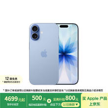 Apple iPhone 17 5G手机 8GB+256GB 青雾蓝色