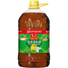 鲁花 保真菜籽油 非转基因低芥酸浓香菜籽油 6.09L 香飘万家