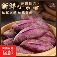 应季生鲜蔬菜 紫薯中大果 （单果3两起） 5斤装净重