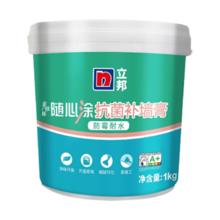 立邦 随心涂抗菌防霉耐水补墙膏 墙面修补膏补墙漆修复腻子粉白色1kg