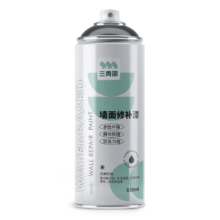 三青 墙面自喷漆 白色补墙膏 650ml双瓶装